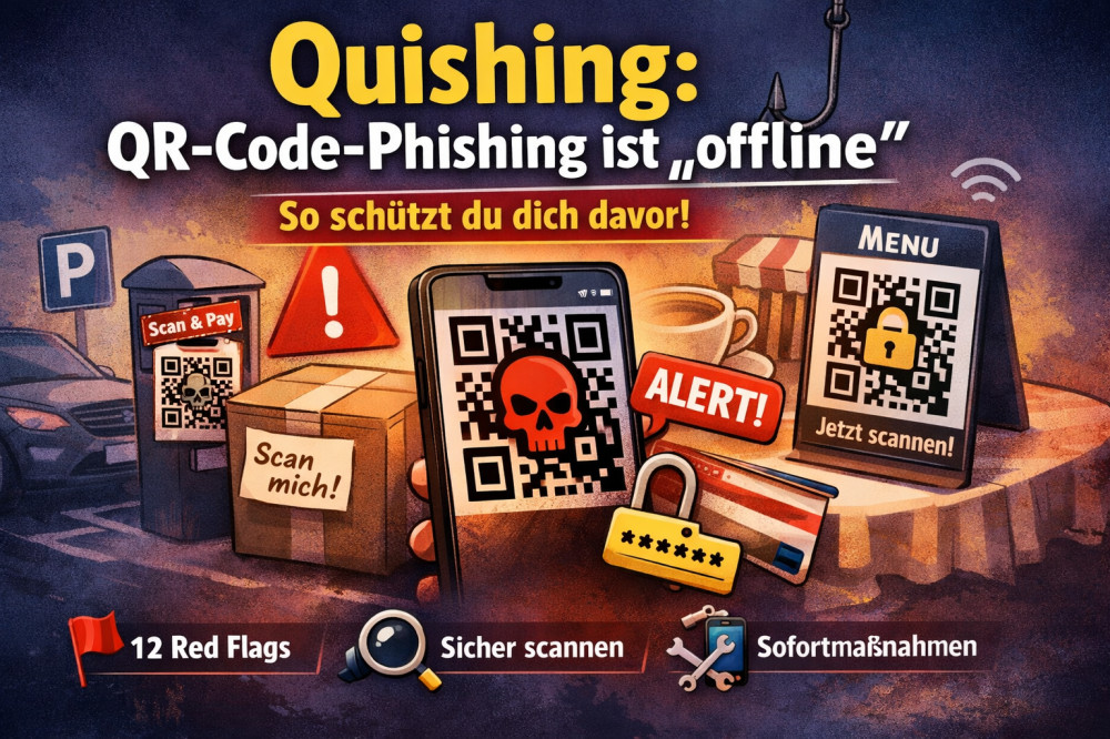 QR-Code-Phishing: So erkennst Du Betrug per QR-Code und schützt dich